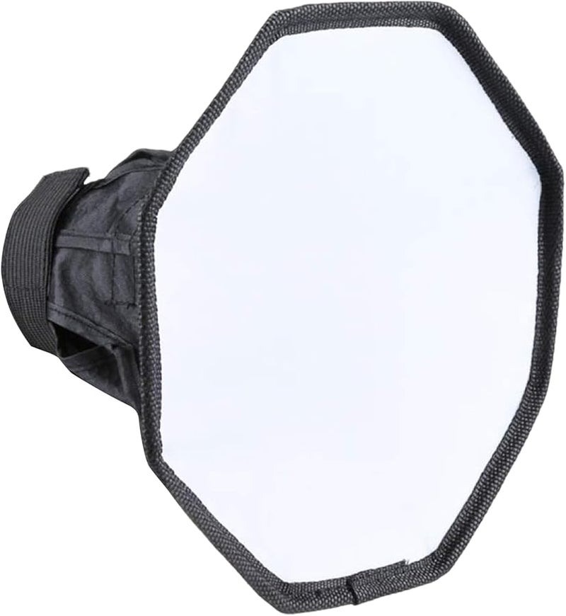 30 سم مظلة فلاش ثمانية الأضلاع قابلة للطي معدل إضاءة عالمي لكاميرات DSLR - Image 1